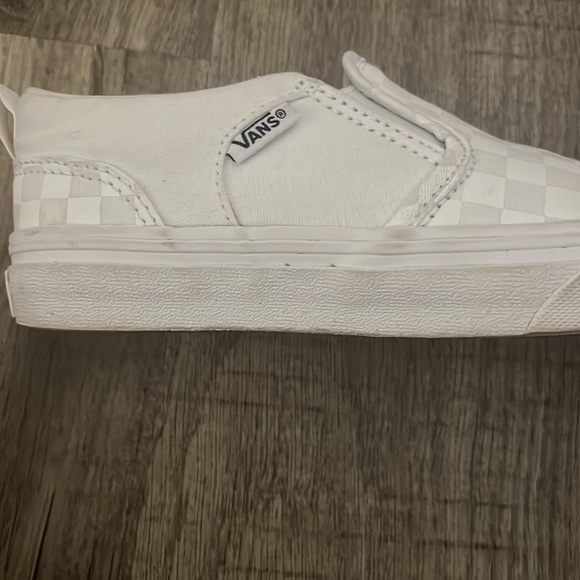 White Checkered Vans - Picture 2 of 4